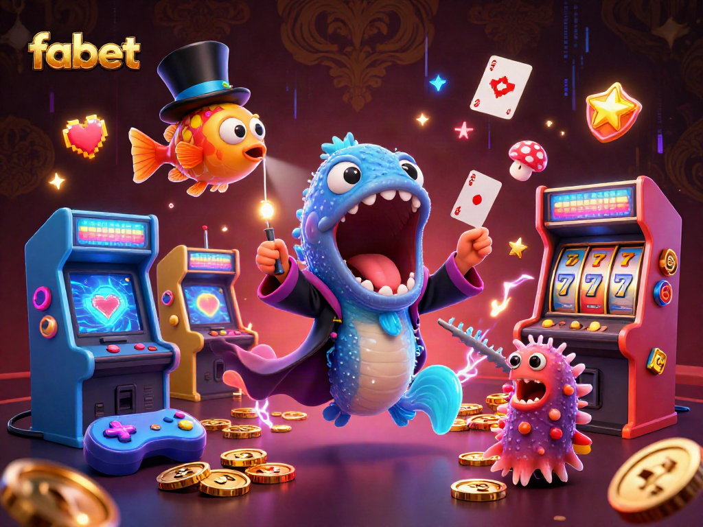 Experience fabet's dazzling underwater casino scene with magical eels and vibrant gaming elements.