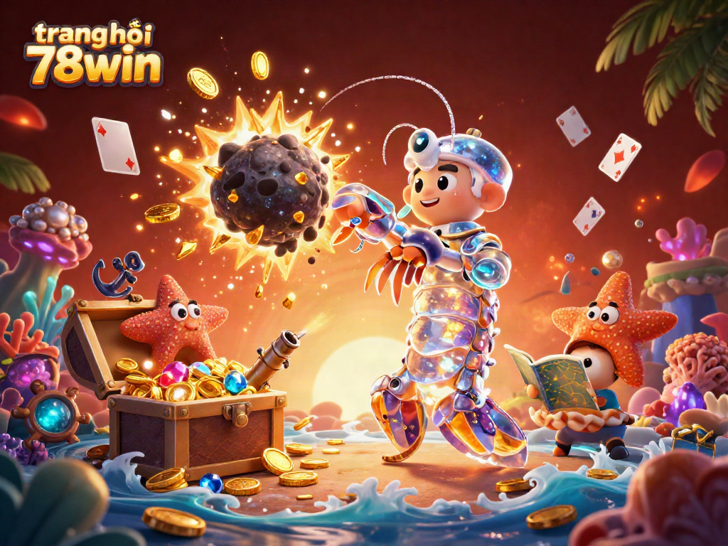 Engage with the thrilling scene of trang chủ 78win featuring dynamic gaming elements and vibrant characters.