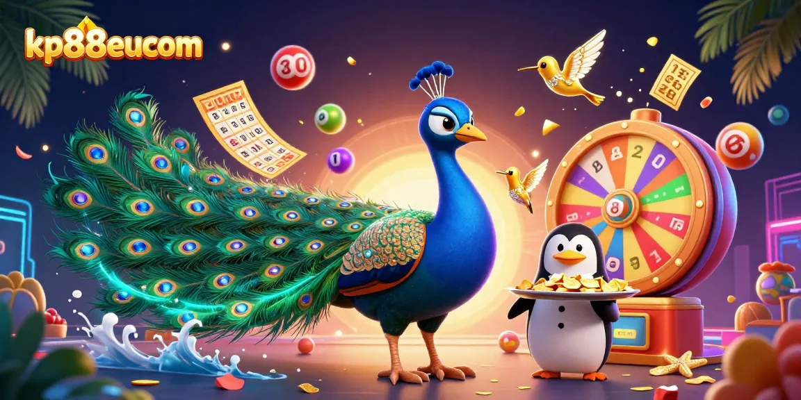 Experience exciting gameplay at kp88eucom with vibrant 3D casino characters and dynamic lottery elements.