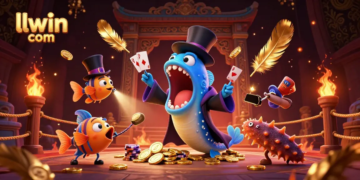 Experience thrilling magic at llwin com with vibrant underwater casino characters and action.