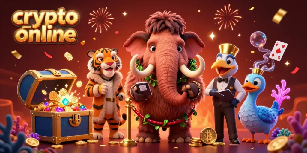 Experience crypto casino online excitement with a woolly mammoth bouncer and saber-tooth tiger VIP.