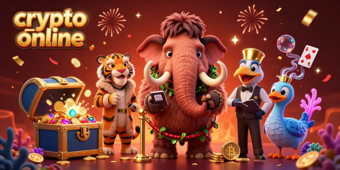 Experience crypto casino online excitement with a woolly mammoth bouncer and saber-tooth tiger VIP.