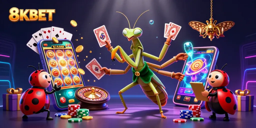 Experience thrilling gameplay at 8KBET with vibrant casino elements and excitement.