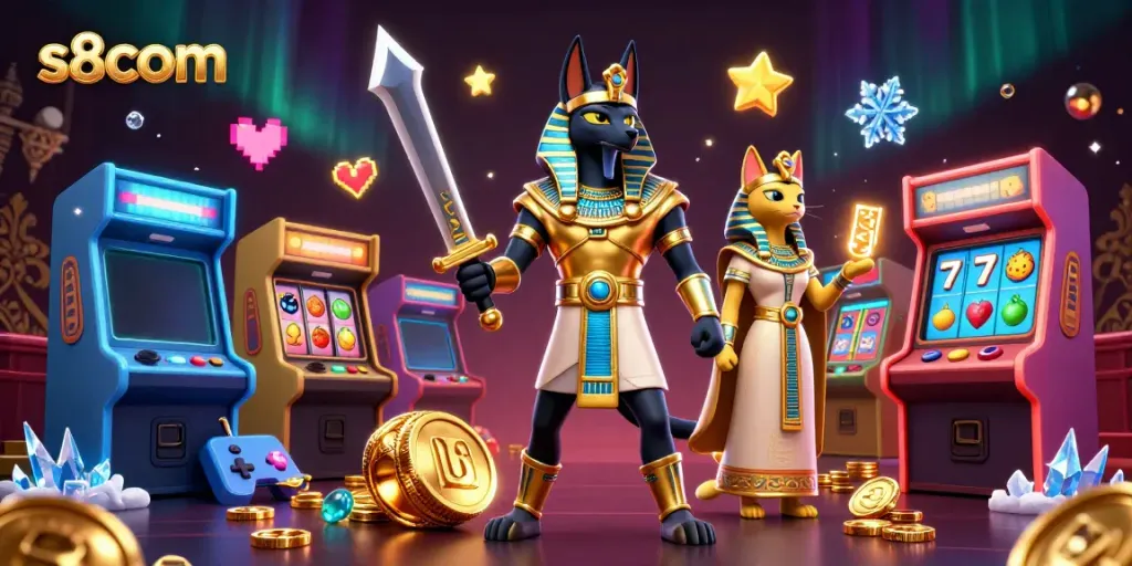 Spin to win with s8com's captivating ancient Egyptian gaming experience.